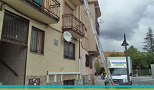 Mudanzas Lázaro escalera para mudanzas 